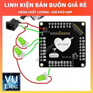 Mạch Led Trái Tim Mở Rộng