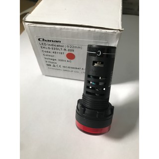 [CHANAN] Đèn báo đỏ CHANAN EKLD22-22DLT 220VAC phi 22