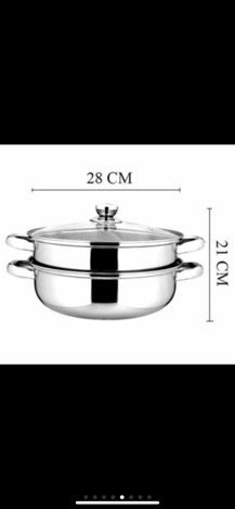 Nồi hấp inox 2 tầng POT size 28cm