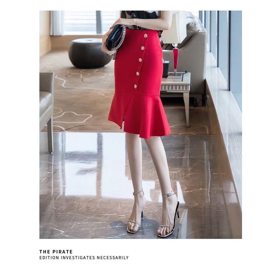 Chân Váy Đuôi Cá Lưng Cao Thời Trang Công Sở 2020 | BigBuy360 - bigbuy360.vn