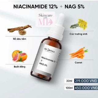 {CHÍNH HÃNG} Serum B3-Niacinamide Drceutic sáng da, giảm thâm đỏ 30,100ml