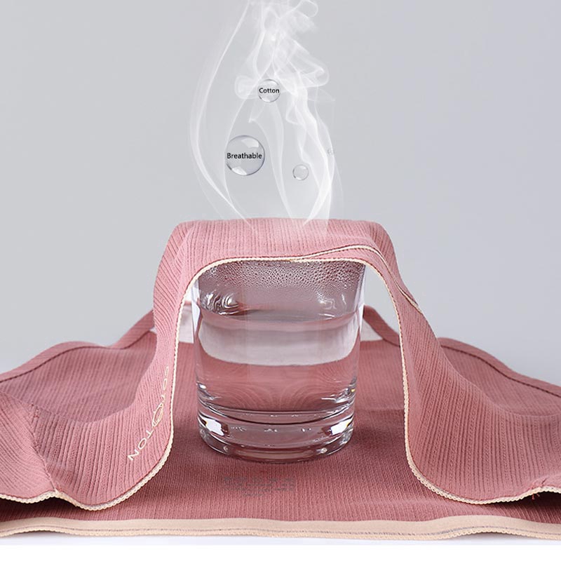 Quần lót lụa cotton mềm chống khuẩn kiểu chữ V cho nữ M-4XL