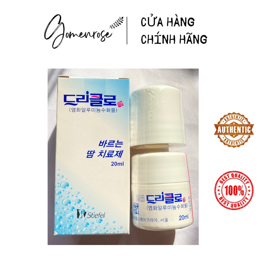 Lăn Khử Mùi Hôi Nách Stiefel Driclor Số 1 Hàn Quốc 20ml