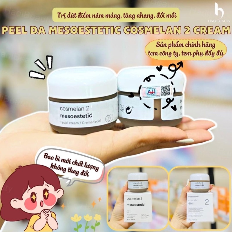 Kem Dưỡng Mờ Nám Tàn Nhang Mesoestetic Cosmelan 2