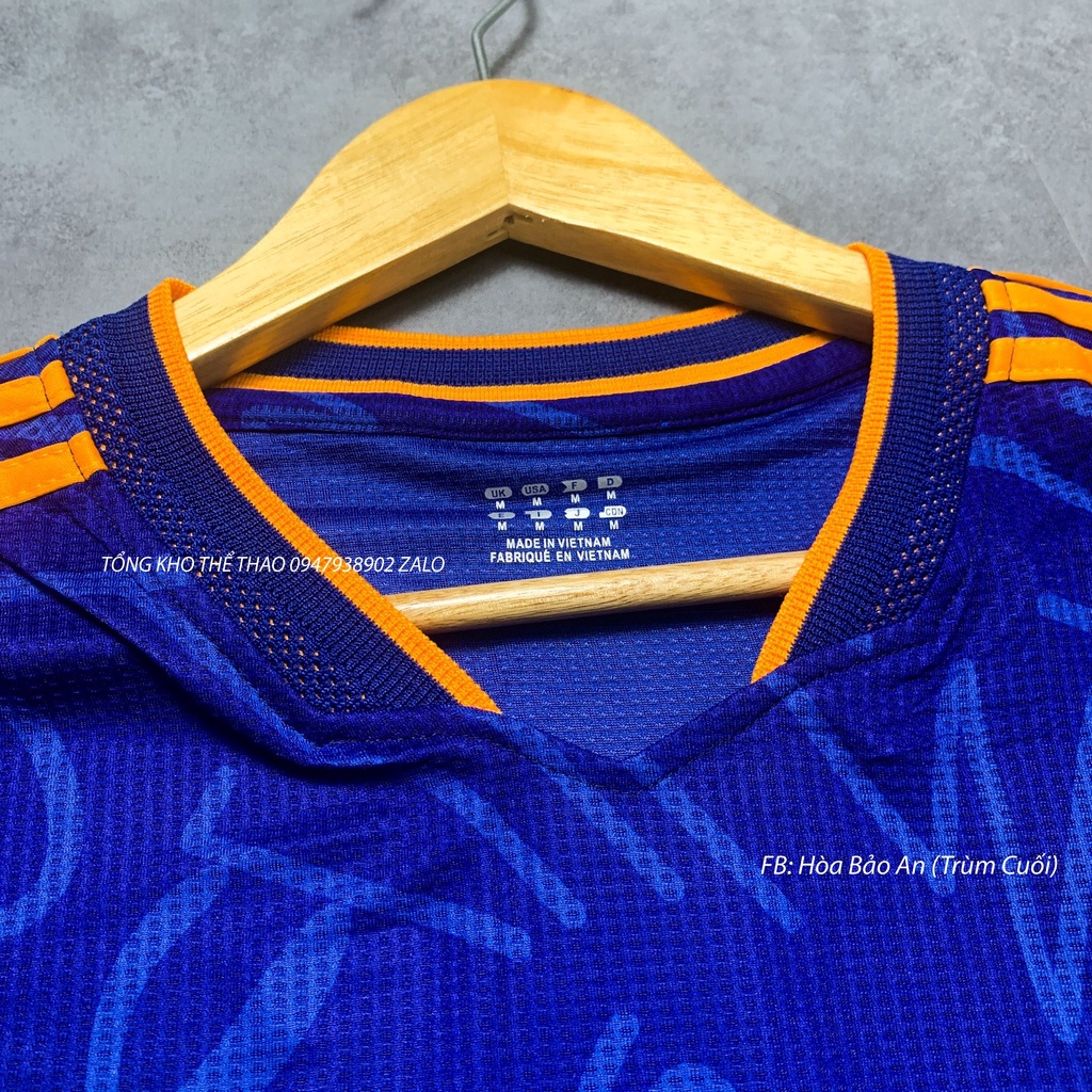 Áo Bóng Đá CLB Real Madrid Sân Nhà/Sân Khách mùa giải 2021/22 - Vải thái năng động phom 43-90kg