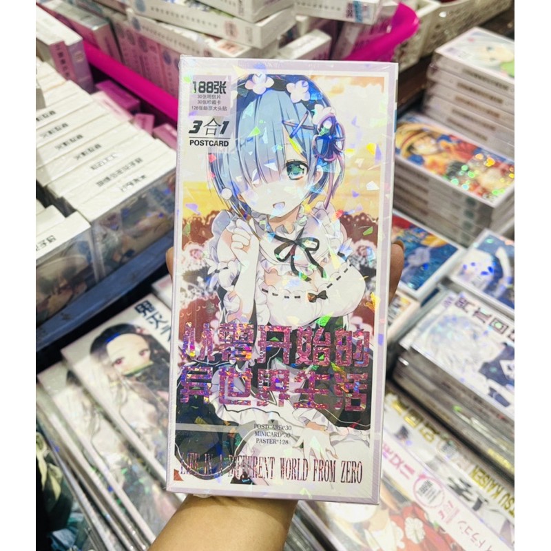 Poscard Rem ram gồm 180 ảnh to bé/ bộ ảnh ramrem