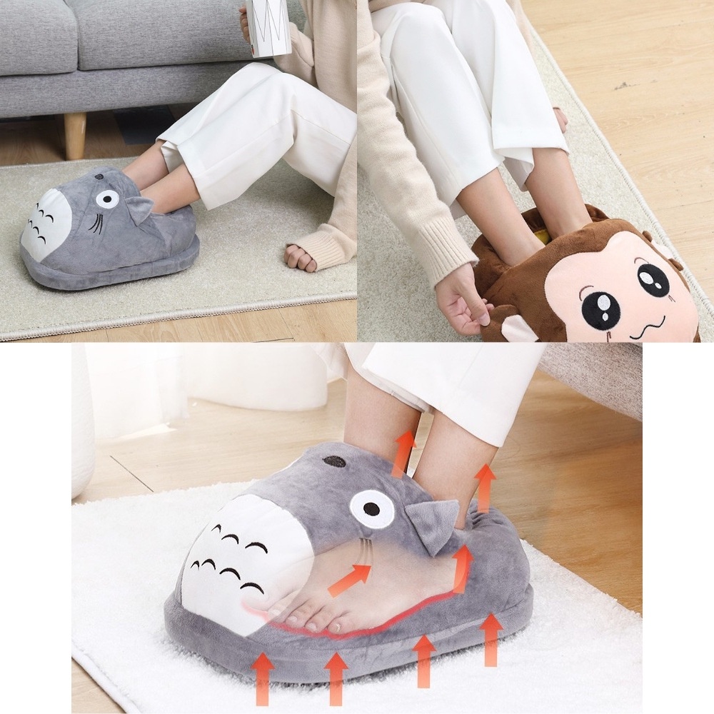 Túi sưởi chân cắm điện hình thú bông tuỳ chỉnh nhiệt độ máy sưởi chườm nóng chân tay siêu ấm mùa đông WinwinX
