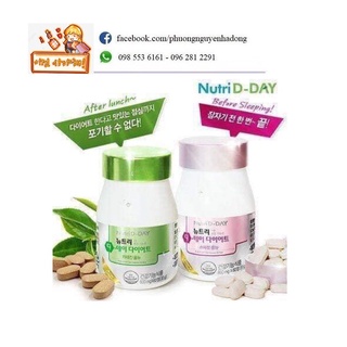 [Hiệu Quả] Viên Uống Giảm Cân Cực Mạnh NUTRI D-DAY DIET Hàn Quốc 60V