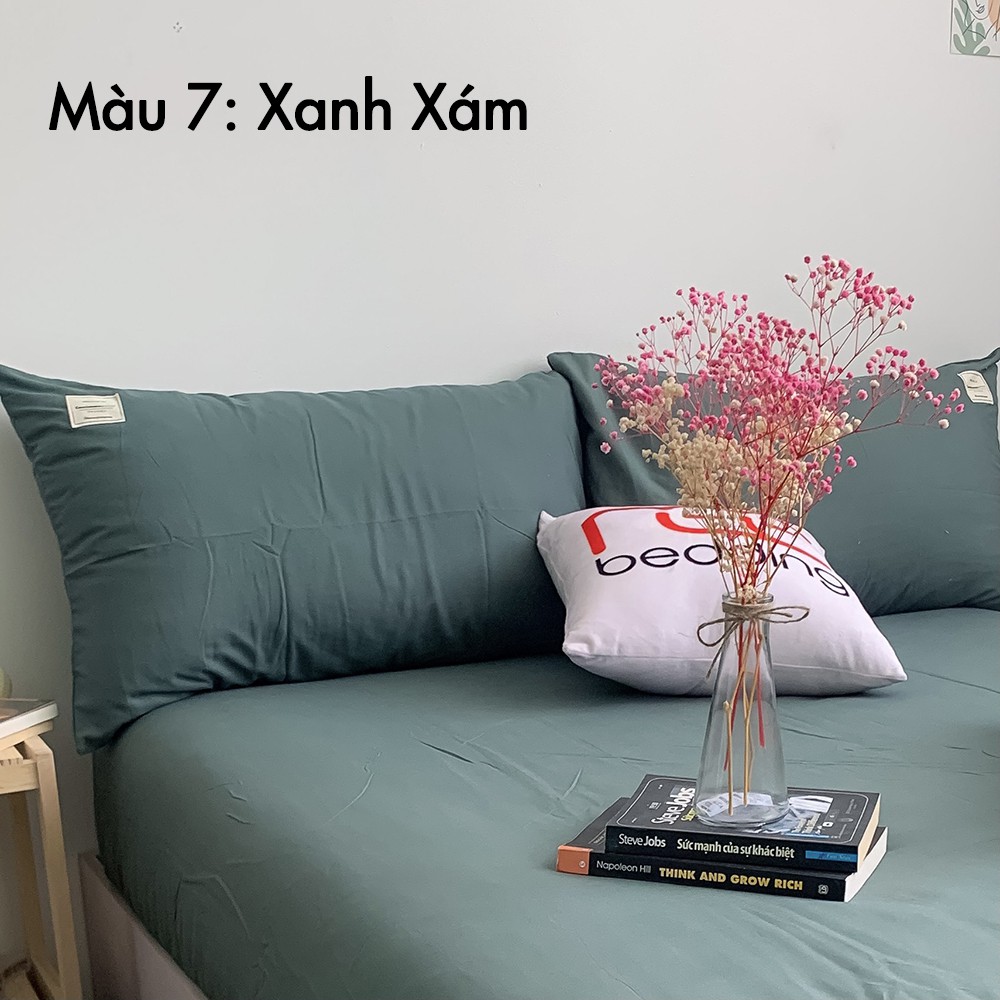 Vỏ gối nằm Cotton TC REE Bedding VN79 kích thước 50x70cm màu trơn Hàn Quốc đơn giản | BigBuy360 - bigbuy360.vn