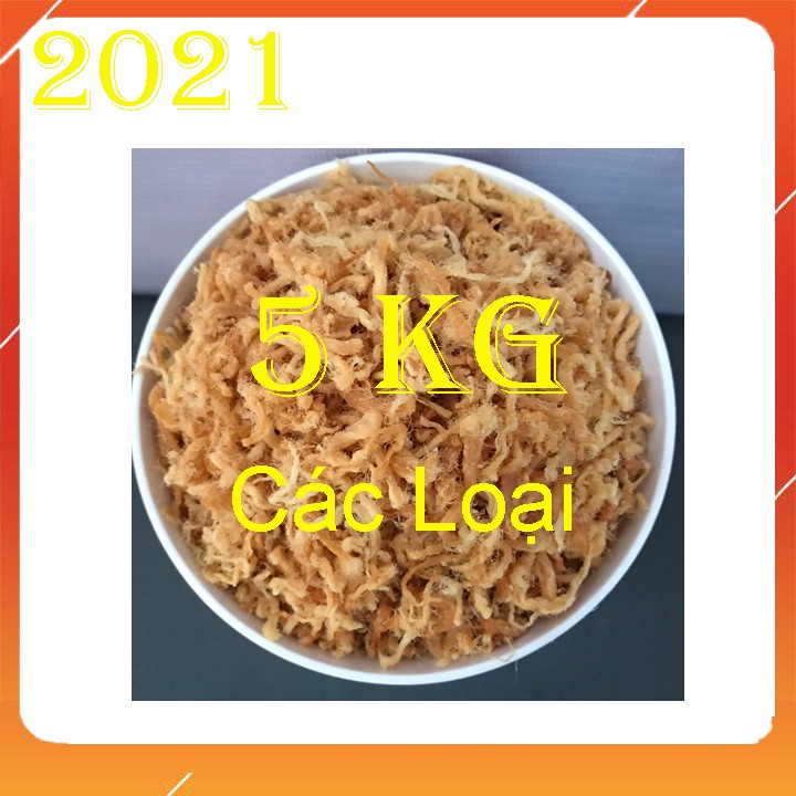 5 Kg Chà bông - ruốc: heo - gà - ruốc cay / các sản phẩm khô gà