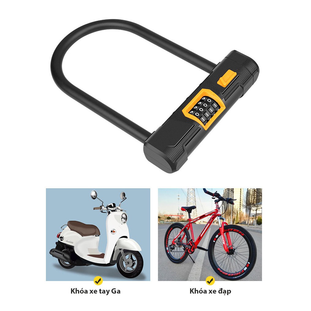 Khóa số tay cửa kính văn phòng, khóa số bánh xe cho xe đạp , xe máy
