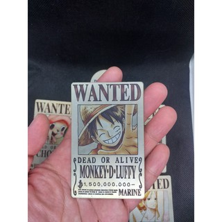 Nam Châm Trang Trí Tủ Lạnh " One Piece Wanted "