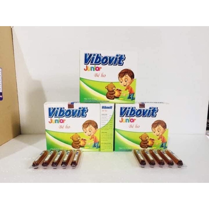 Siro Ho Cho Bé VIBOVIT Junior - GIẢM HO KHAN, HO CÓ ĐỜM DÀNH CHO TRẺ Em