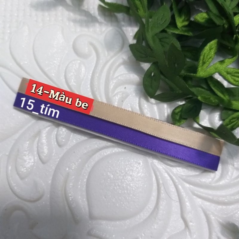 Ruy băng lụa ,size 5MM .