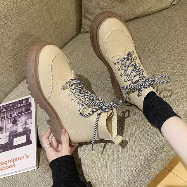 Order boots cao cổ vải dù nằm trong bộ sưu tập những item bán chạy nhất bên Trung, hàng quảng châu loại đẹp