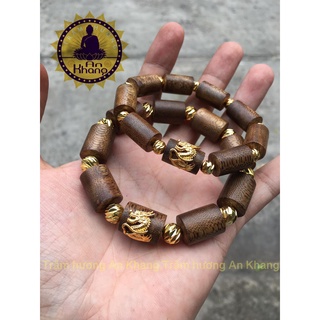 Vòng tay trầm tốc mix rồng