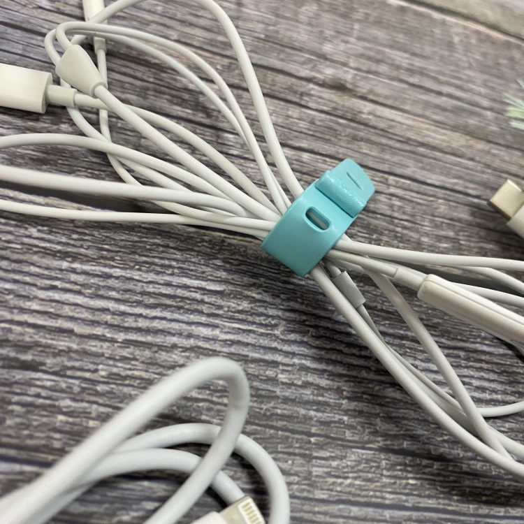 Dây quấn silicon buộc tai nghe cáp sạc - 1 cái YUMI CASE