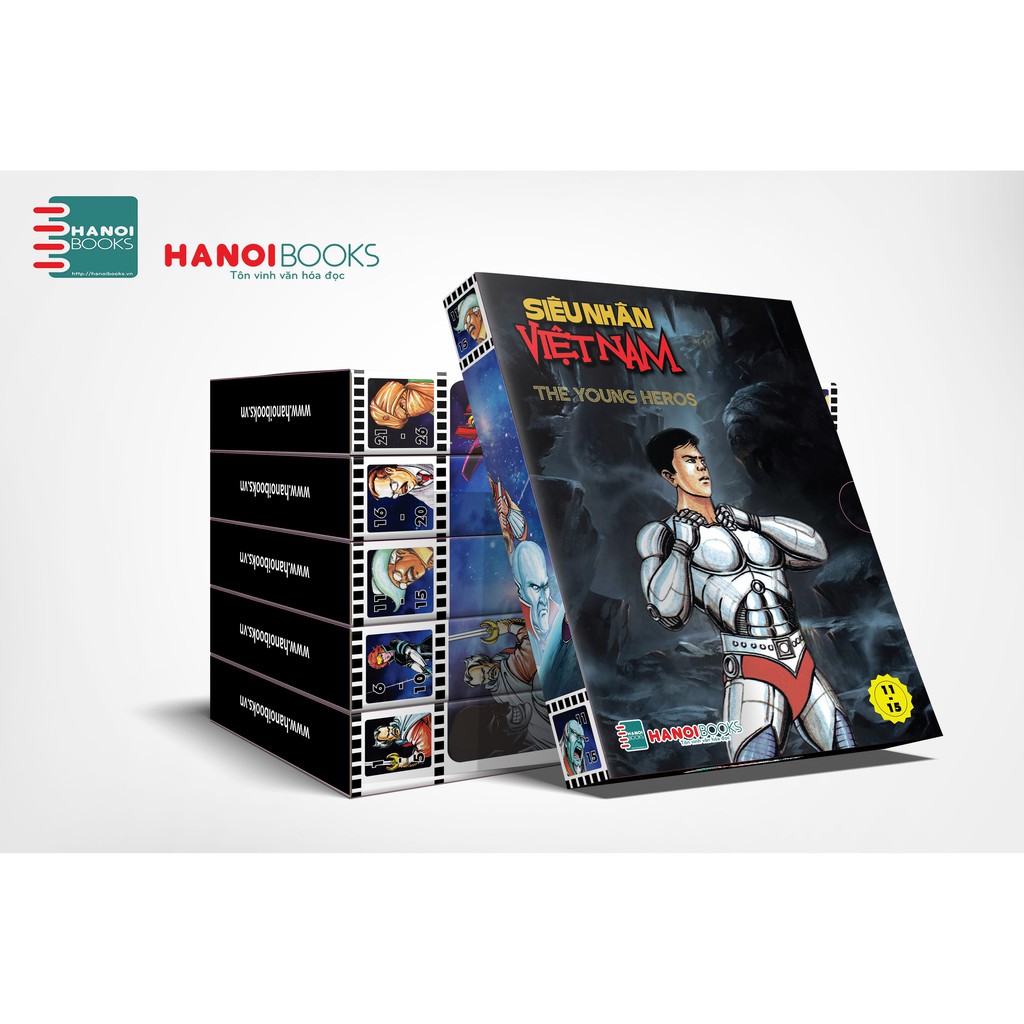 Sách - COMBO 1: 5 Boxset Siêu Nhân Việt Nam ( Từ tập 1 đến tập 26 )