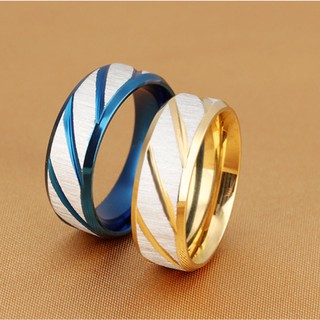 Nhẫn cưới thép titanium cho nam