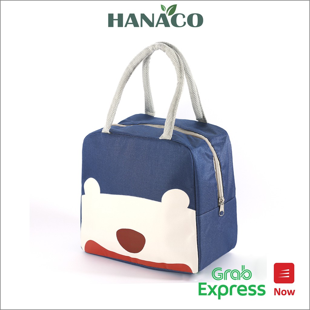 Túi đựng cơm trưa văn phòng vừa hộp cơm to loại cắm điện - Hanaco