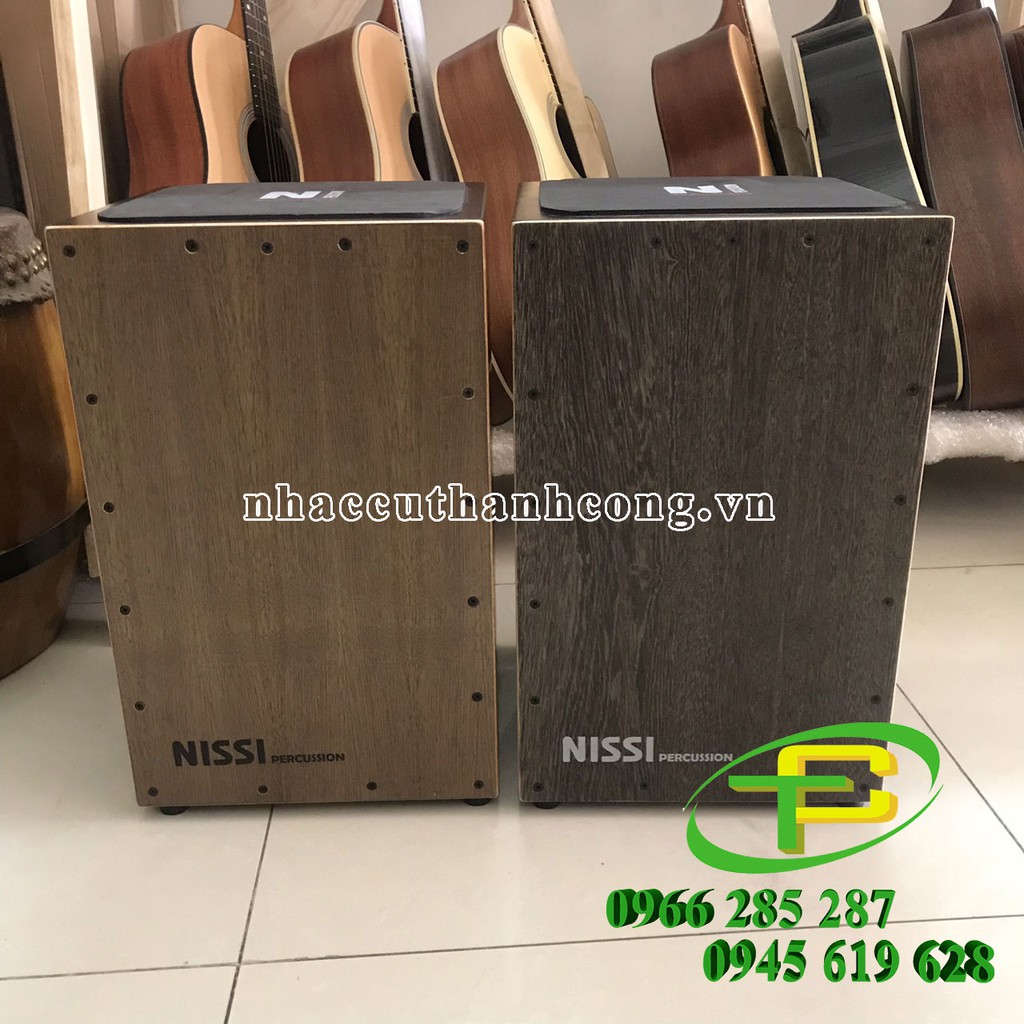 TRỐNG CAJON HIỆU NISSI CAO CẤP TẶNG KÈM BAO ĐỰNG