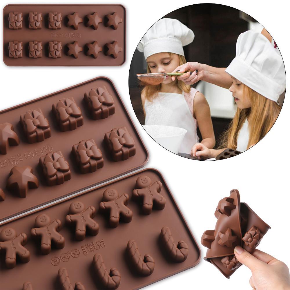 Khuôn Làm Bánh Quy / Sô Cô La Hình Ngôi Sao / Chuông Nô En DIY