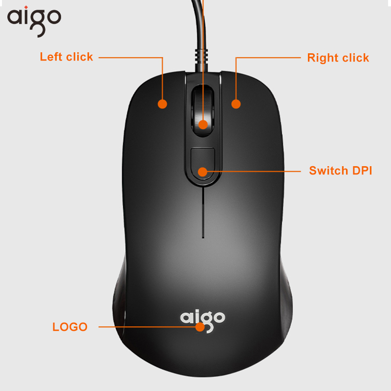 Chuột Chơi Game AIGO Q21 Loại Có Dây Tiện Dụng