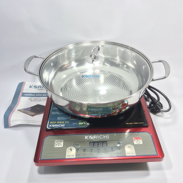 Bếp Từ Đơn- Tặng Nồi Lẩu Korichi KRC-3111-BH 12 tháng