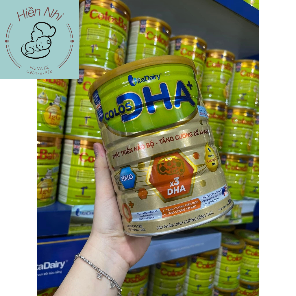 Sữa bột Colos DHA 0+, 1+, 400g, 800g, Có mã tích điểm - Date mới nhất
