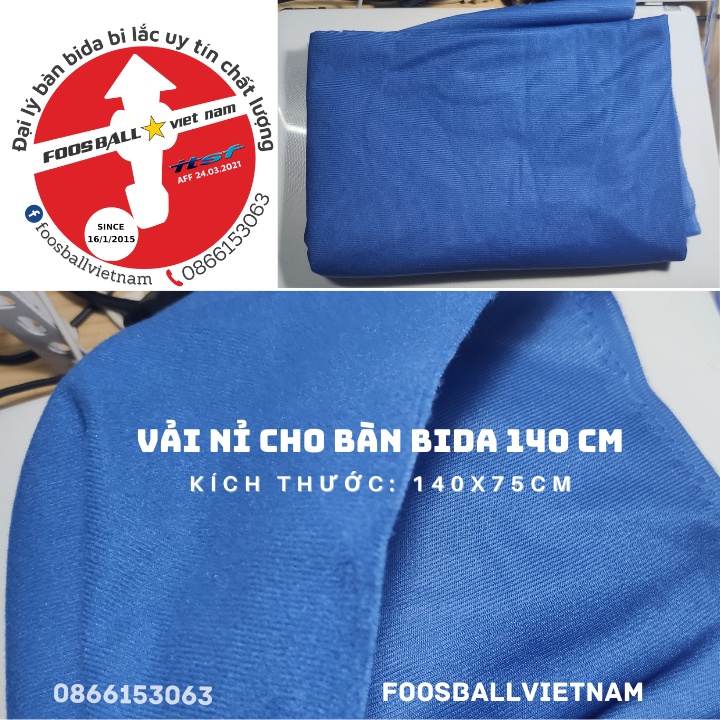 Vải nỉ cao cấp chính hãng thay thế bàn bida mini  140x75x80cm