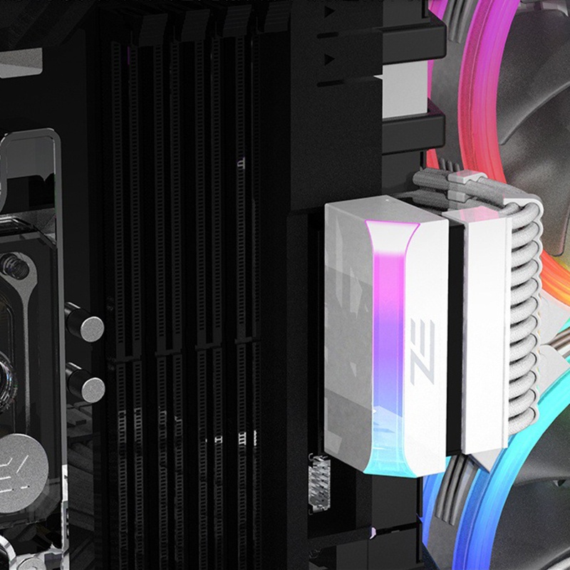 Bộ Chuyển Đổi Nguồn Điện ATX24Pin Sang 24pin 90 Độ Cho Bo Mạch Chủ Máy Tính 5V ARGB