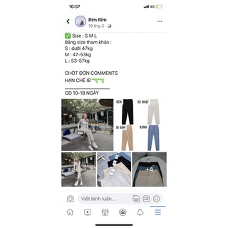 QUẦN BAGGY trả od