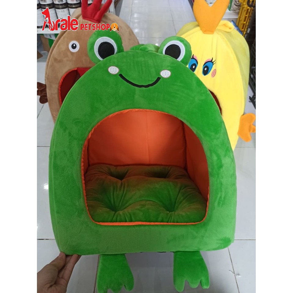 Nhà nệm chó mèo, ổ nằm giữ ấm hình thú siêu dễ thương