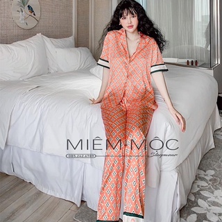 Pijama quảng châu cao cấp chất lụa đẹp