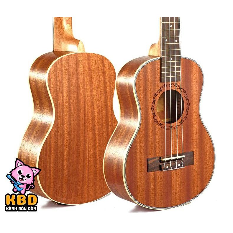 Đàn ukulele concert gỗ mahogany tặng kèm pick gãy - tặng bảo hành 12 tháng