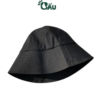 Nón bucket trơn đủ màu Gấu 194 vải kaki mềm mịn, dày dặn - 6 múi
