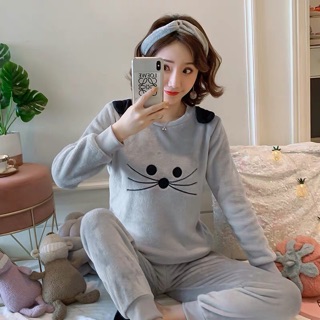 Bộ ngủ lông siêu ấm