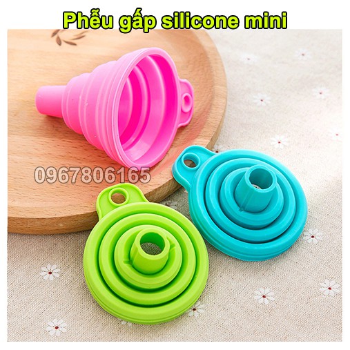 Phễu gấp mini tiện lợi silicone loại dày