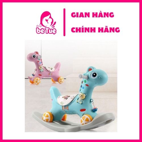 Ngựa bập bênh 2in1 kiêm xe chòi chân cho bé