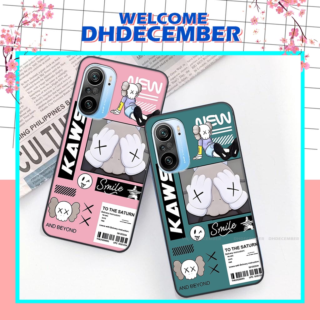 Ốp lưng Xiaomi REDMI K40 in hình gấu K@ws, gấu nâu, dor@emon RẺ- ĐẸP- BỀN