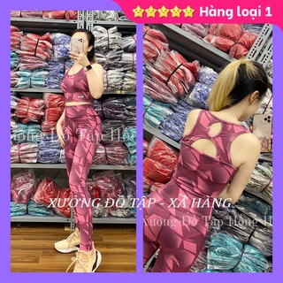 🌸🌸 Cam kết ảnh thật 100% 🎯🎯 SET TẬP Yoga, Gym, Aerobic - Bộ thể thao nữ lưng khoét dọc 🌸🌸