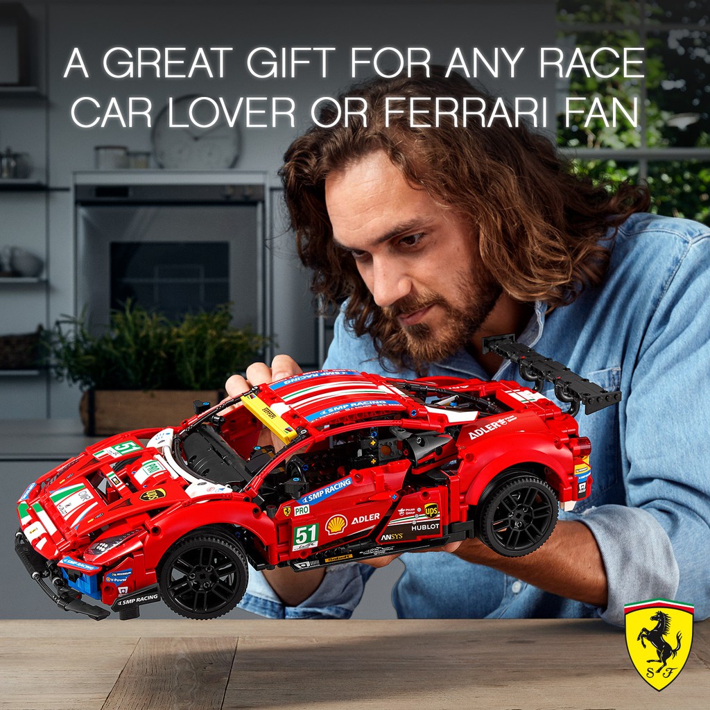 LEGO TECHNIC 42125 Siêu Xe Ferrari 488 GTE ( 1677 Chi tiết)