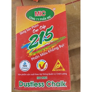 [ BÁN 3 HỘP ] Phấn không bụi MIC 10 viên, hộp đựng phấn. - Văn phòng phẩm Thu Thảo