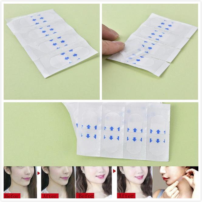 Bộ 40 miếng dán nâng cơ mặt mặt tạo cằm chữ v nhanh chóng