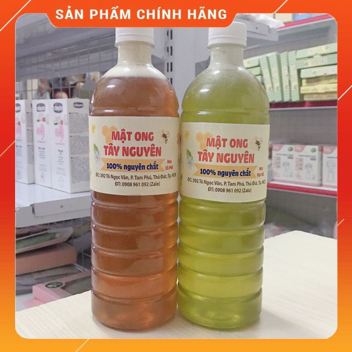combo 1 chai mật ong cà phê 1 chai mật ong bạc hà nguyên chất tặng 1 chai mật ong bạc hà 100ml