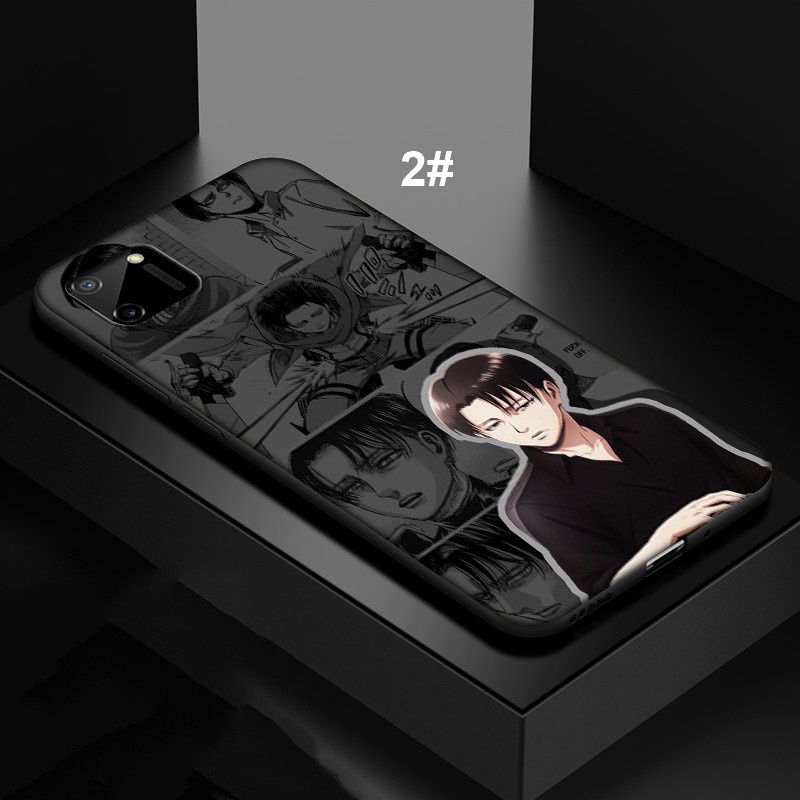 Ốp Điện Thoại Silicon Mềm Hình Anime Attack On Titan Levi Cho Vivo Y19 Y20 Y30 Y50 Y70 2020 V19 V20 Se X50 Pro Y11S Y20I Y20S