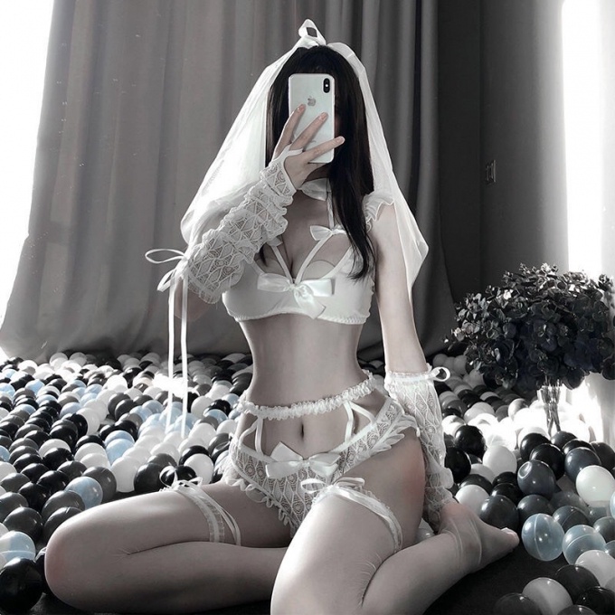 Cosplay cô dâu nhật 1289 không kèm vớ