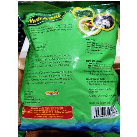 Hạt Nêm Chay Nấm Bào Ngư Và Rong Biển Nutricook 800g