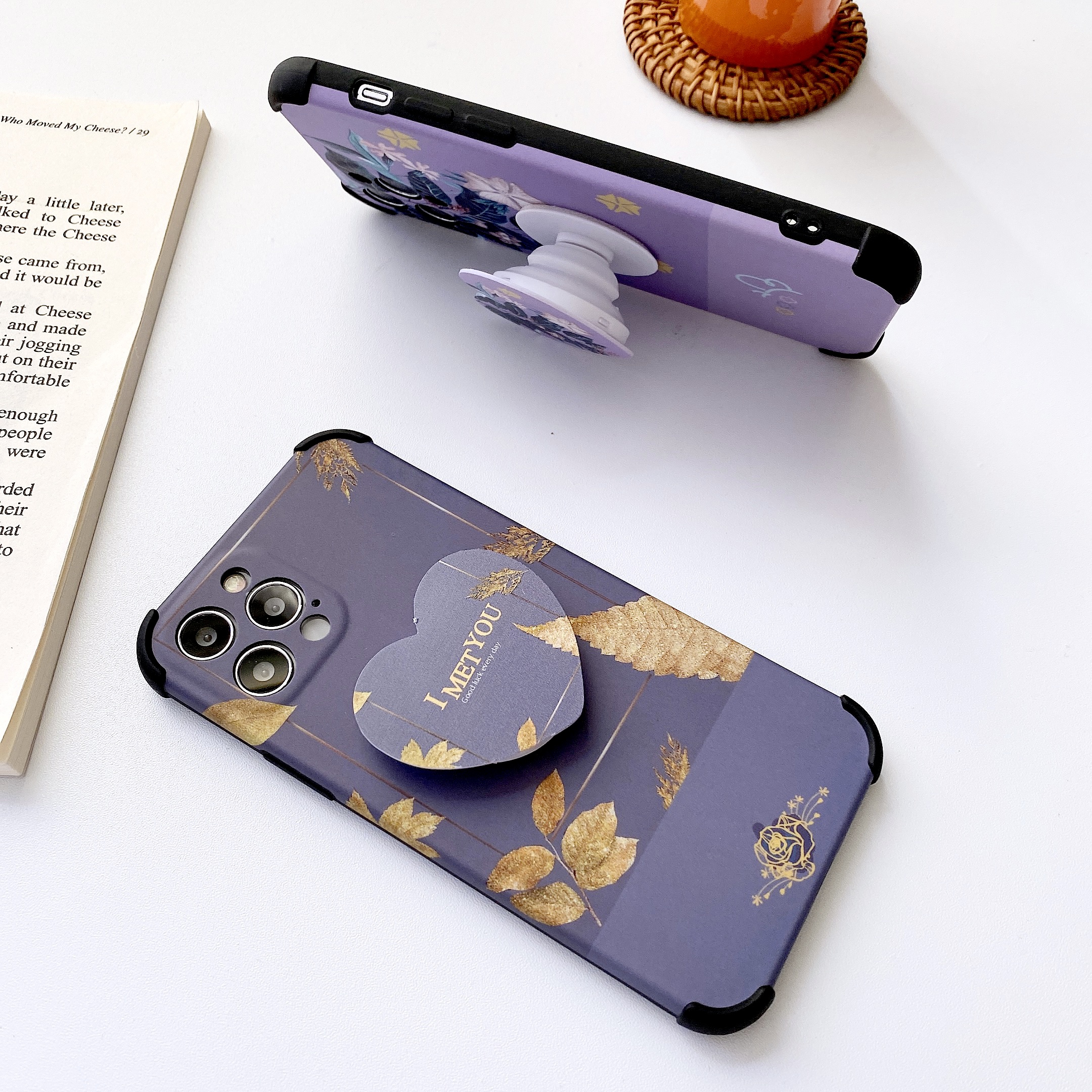 Ốp Lưng Chống Sốc In Họa Tiết Hoa Lá Tím 3c Cho Huawei Y9 Prime 2019 Y8P 2020 Y7P Y6P Y5P 2020 Nova 7i Nova 6se P20 Lite P30 Lite P40 Lite P40 Pro | BigBuy360 - bigbuy360.vn