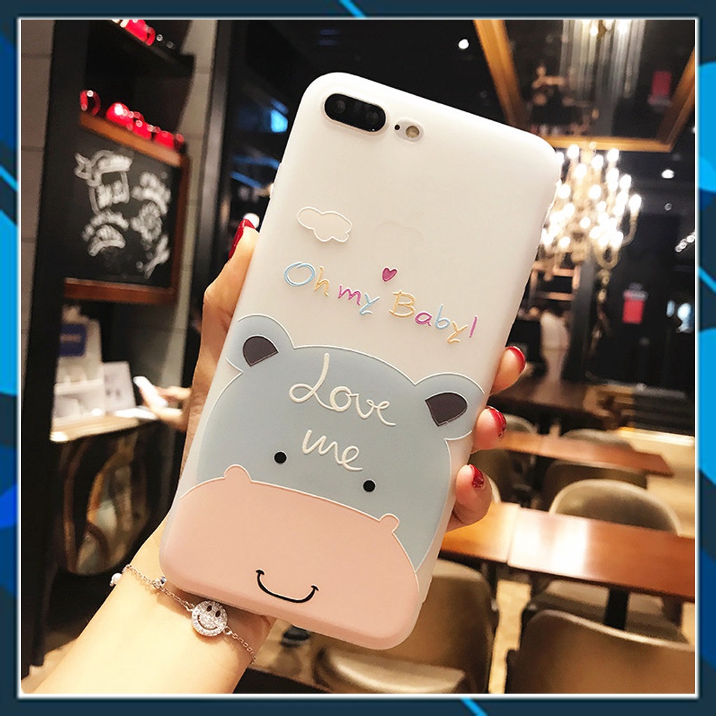 Ốp lưng iphone Mèo và chó baby trơn 5/5s/6/6s/6plus/6splus/7/8/7plus/8plus/x/xs/xs max/11/11promax- Awifi Case B5-3 | BigBuy360 - bigbuy360.vn